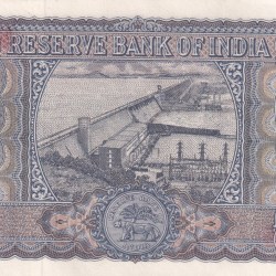 Alternative view of 100 RUPEES DIAMOND GEM UNC NORMALLY CORNOR DAMAGE RANDOM NOTE