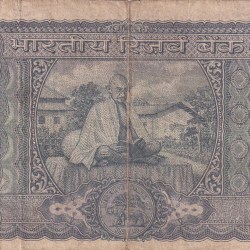 Alternative view of 100 Rupees Gandhi Governor B.N Adarkar Rare Note