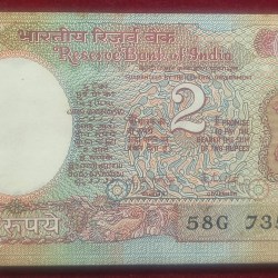 75 NOTE SERIAL PACKET SATALLITE UNC 2 RUPEES GOVERNOR R.N.MALHOTRA ( FIRST 25 NOTE MISSING )#33