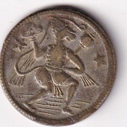 Hanuman Flying Brass Old Token 100% Original Rare Token #AA-66