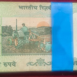 Alternative view of 5 RUPEES GANDHI GOVERNOR BIMAL JALAN RARE SERIAL PACKET#106