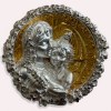 Shri Krishna and Mata Yashodha 60 Grams Silver Ultra Unique and Rare Micro Finish Coin