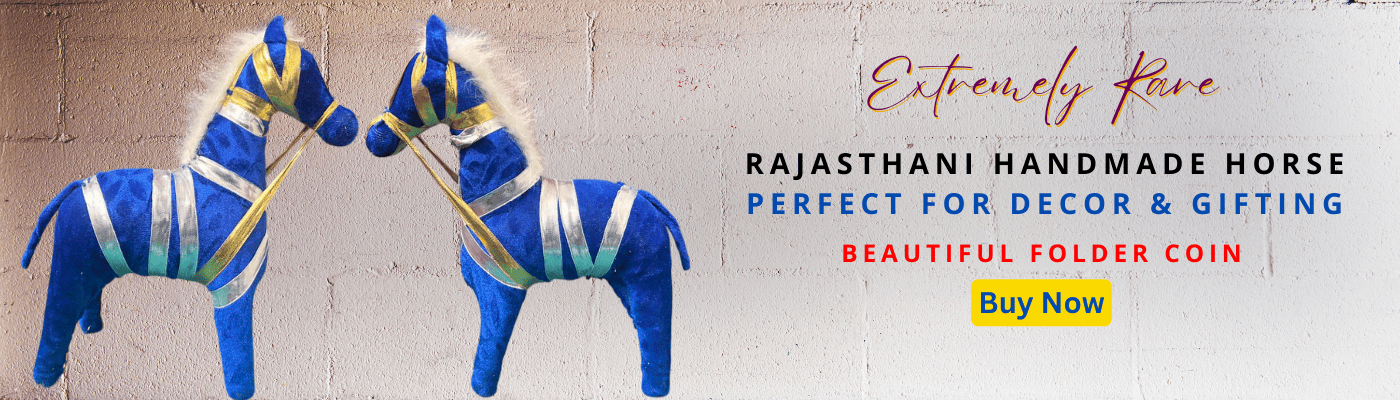 Rajasthani Handmade 🎠 Horse– Perfect for Decor & Gifting (1 pcs)