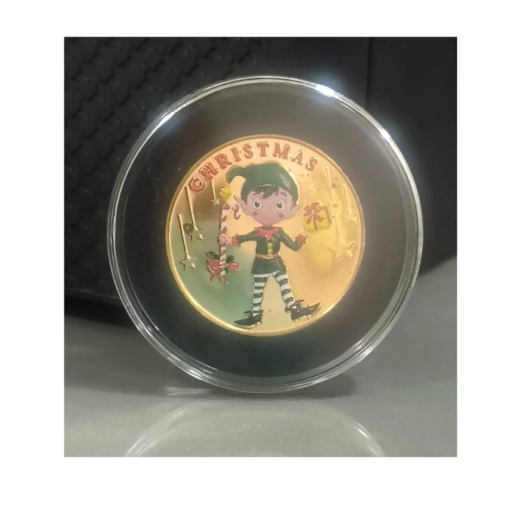 United Kingdom (British Pobjoy Mint Christmas Elf) Medal With Capsule