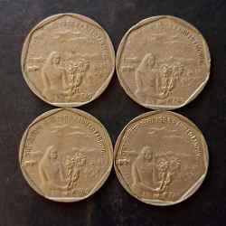 Republic India Denominaton 1 ₹ Metal copper nickel Same and similar set are available