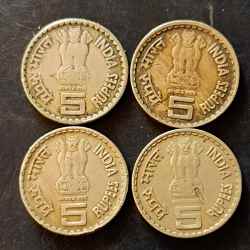 Alternative view of Republic India Denominaton 5₹ Metal coper nickel Same and similar set are available