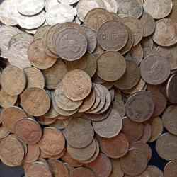 Republic India Denominaton 2₹ Different variety coin Mix date mix mint Metal copper nickel 100 piece given Same and similar piece available