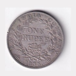 British 1 Rupee 1835 (William IV) Rare Silver Coin
