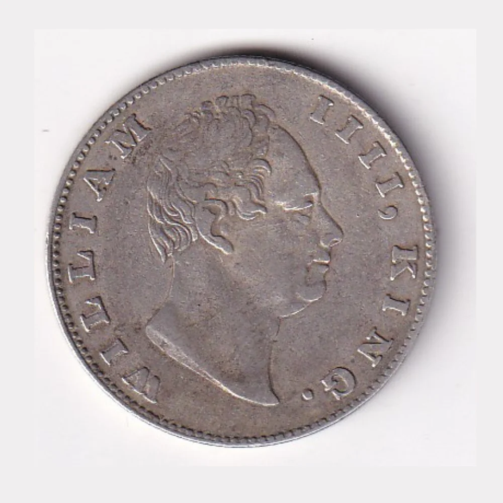 British 1 Rupee 1835 (William IV) Rare Silver Coin - Image 2