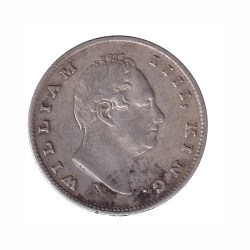 Alternative view of British India One Rupees 1835 (William IIII) Rare Silver Coin