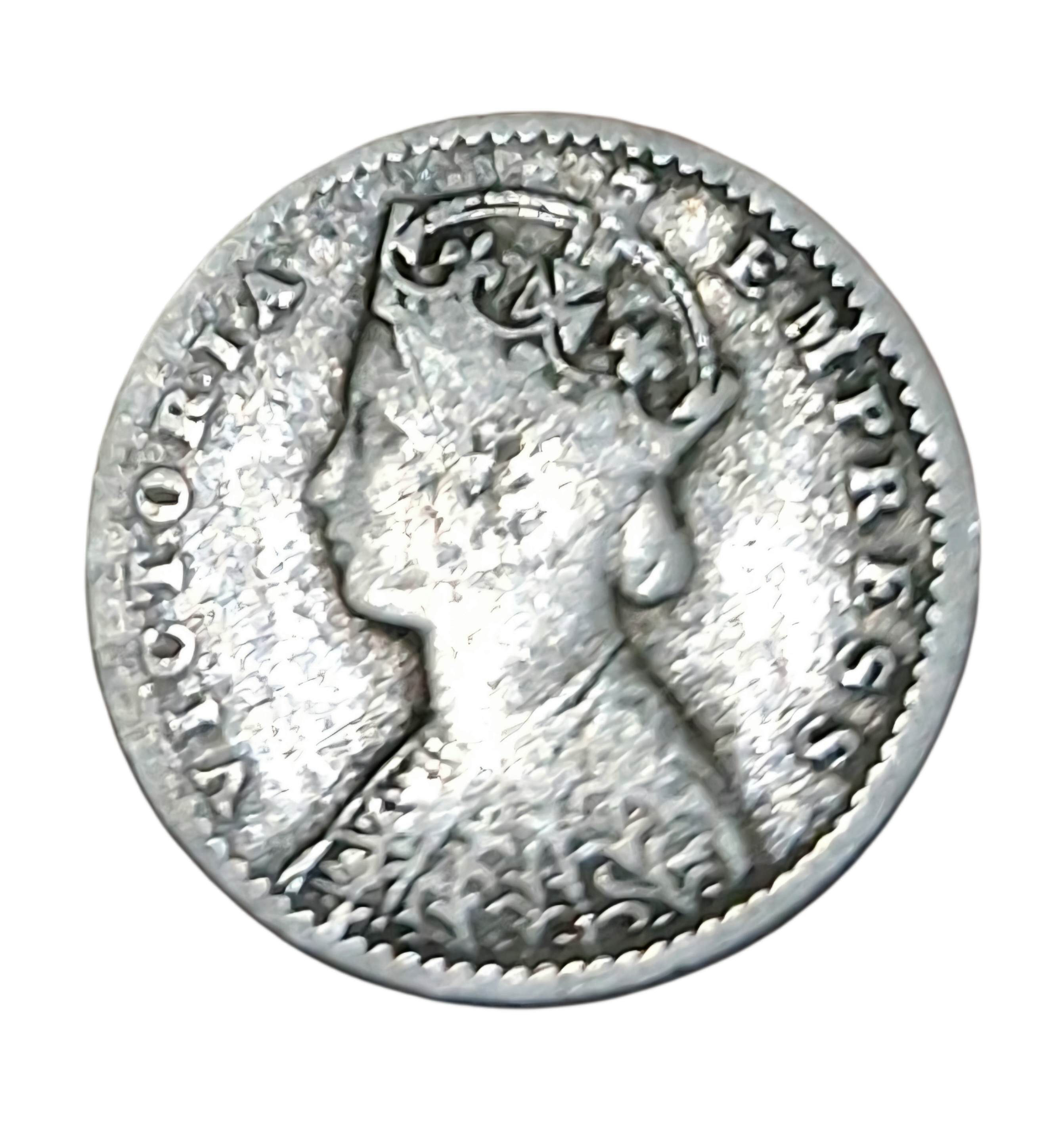 British India Silver 2 ANNA'S Year 1901 VICTORIA EMPRESS in Collectable Grade. - Image 2