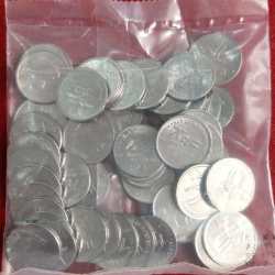Alternative view of 2024 Calcutta Mint Azadi Ka Amrit Mahotsav 50 coins Mint Pack Packet