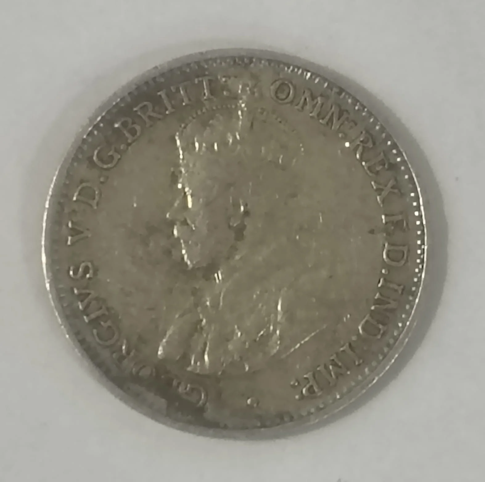 Australia 3 Pence 1936 (George V) Rare Coin