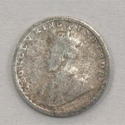 Alternative view of British India 2 Annas 1912 George V Rare Silver Coin #AA-51