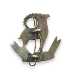 Alternative view of Army cap/lapel pin Ladakh Scouts Badge Medal#AA-57