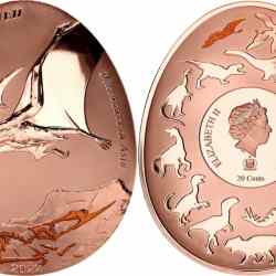 Alternative view of 2022 Samoa – Dinosaurs in Asia Series – DSUNGARIPTERUS WEII Proof Coin Pack