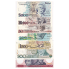 Brazil 7 Different Denomination Rare UNC Set(7 Pcs)#1100