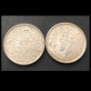 India - British ½ Rupee 1940 - George VI Rare Silver UNC Coin