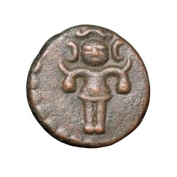 Copper Cash of Uthram Tirunal Marthanda Varma(AD 1847-1860) of Travancore State KM16 Rare