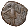 Copper coin of Vasudev(AD 190-230) of Kushan Dynasty Shiv & Nandi Type Beautiful Grade