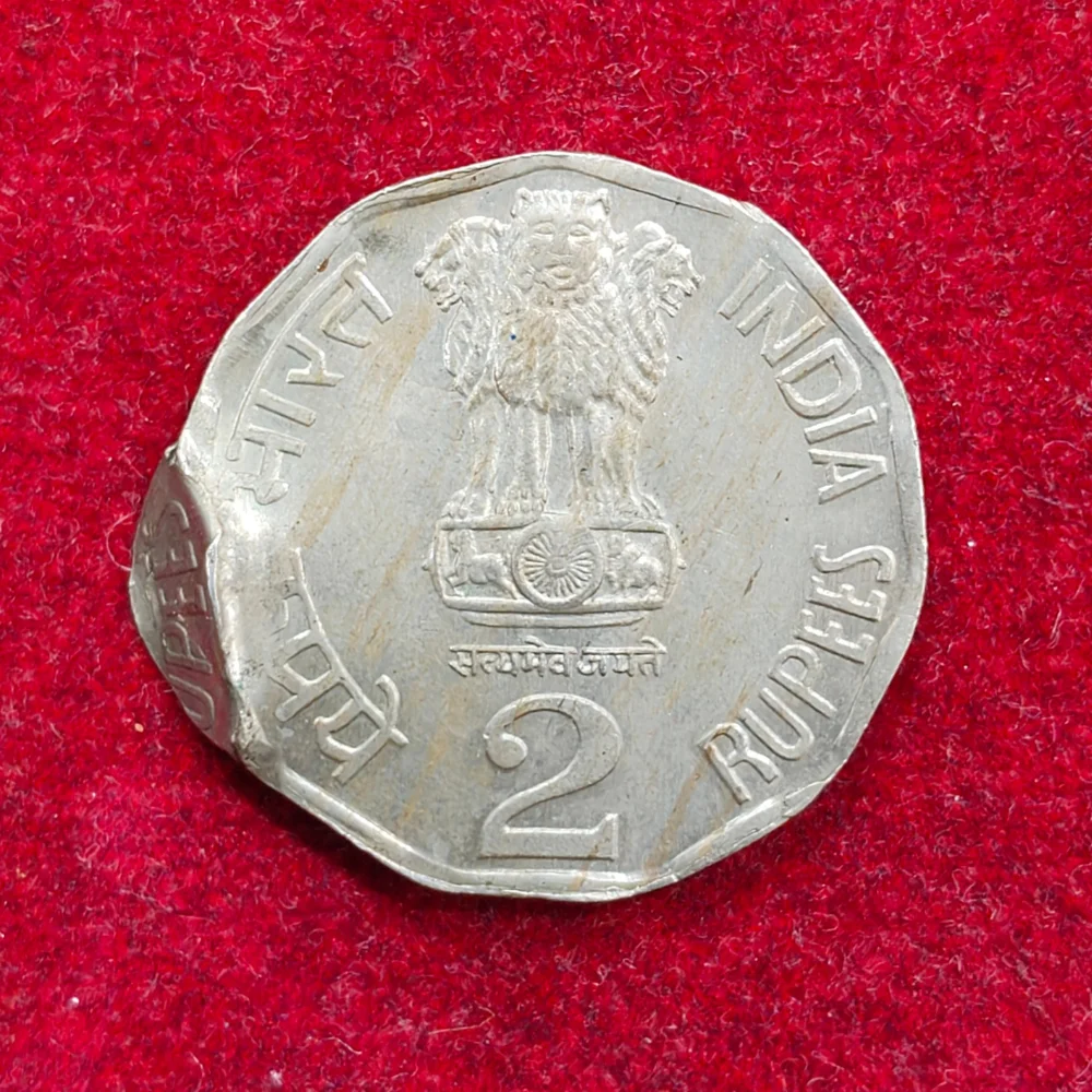 Error 2 Rupees (2000) Rare Coin