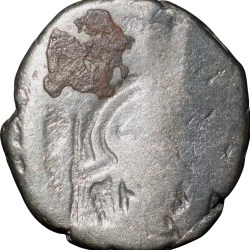 Alternative view of Silver Brokage/Lakhi of Western Kshatrapa (1st - 3rd Cen. AD) Very Rare