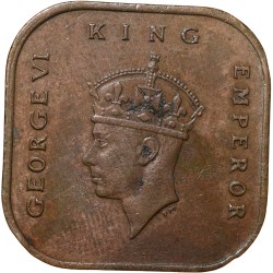 Bronze 1 Cent of George VI (AD 1945) from Malaya British Commonwealth