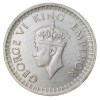 Silver (50%) 1/2 Rupee of George VI (AD 1943) of Bombay Mint Beautiful Grade
