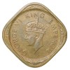 Nickel-Brass 2 Annas of George VI(AD 1944) of Bombay Mint Head II