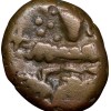 Copper Drachma of Harsha Deva(AD1089-1101) of Lohara's of Kashmir - Image 2
