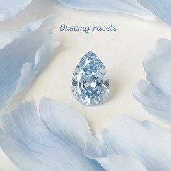 Pear Shape Lab Grown Diamond 1 Carat Fancy Intense Pink Top Quality Top Color Very Unique and Rare Top Collectible Piece