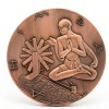 Mahatma Gandhi India's independence Medal Spain RARE BEAUTIFUL BIG SIZE MEDELLION - Image 2
