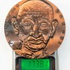 Mahatma Gandhi India's independence Medal Spain RARE BEAUTIFUL BIG SIZE MEDELLION - Image 3