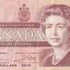 2 Dollars 1986 Canada Very Fine Note #1