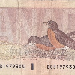 Alternative view of 2 Dollars 1986 Canada Very Fine Note #1