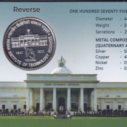 Alternative view of Indian Institute of Technology Roorkee 2022 Mumbai Mint UNC Coin Set