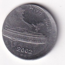 50 Paise (2002) Error Coin Rare #AA-83