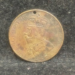 Alternative view of British India Medal (1914-1919) Freedom and Honour of King George V Rare Medal