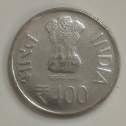 Alternative view of FANTASY 400 RUPEES SIKH TOKEN COIN REPLICA#AA-93