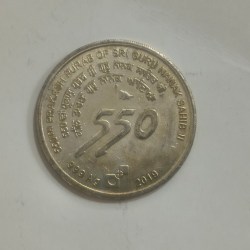 Alternative view of SRI GURU NANAK SAHIB JI (SIKH) FANTASY TOKEN COIN #AA-95