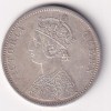 1874 ONE RUPEES VICTORIA BRITISH INDIA SILVER UNC EXTREMELY RARE COIN #94 - Image 2