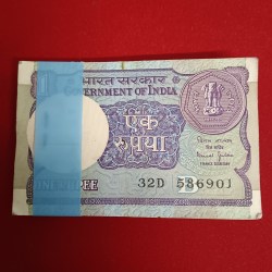 One Rs Old Rare Small Coin Bundle Finance Minister Bimal Jalan 1990 Year 58691