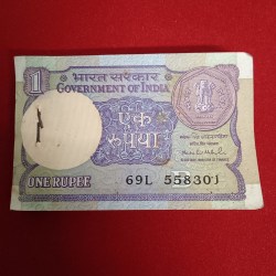 One Rs Old Small Coin Full Bundle Finance Secretary Montek Singh Ahluwalia 1991 Year 558301