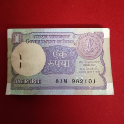 One Rs Old Small Coin Full Bundle Finance Secretary Montek Singh Ahluwalia 1991 Year 982101