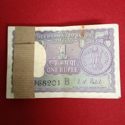 Extremely Rare One Rs Big Coin Rare Bundle Finance Minister IJ Patel 1968 Year Chocolate Bundle 968201