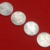 TWO ANNA EDWARD VII FOUR COIN SET