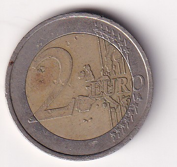 France 2 Euros (1st map) Bimetallic Coin#AA-98 - Image 2
