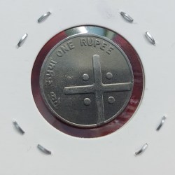 Alternative view of RARE INDIA RUPEE UNITY IN DIVERSITY YEAR 2004 BOMBAY MINT UNC CONDITION