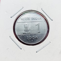 RARE INDIA RUPEE UNITY IN DIVERSITY YEAR 2004 BOMBAY MINT UNC CONDITION