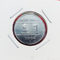 RARE INDIA RUPEE UNITY IN DIVERSITY YEAR 2004 BOMBAY MINT UNC CONDITION